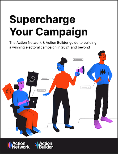 The cover page for the Supercharge Your Campaign guide.