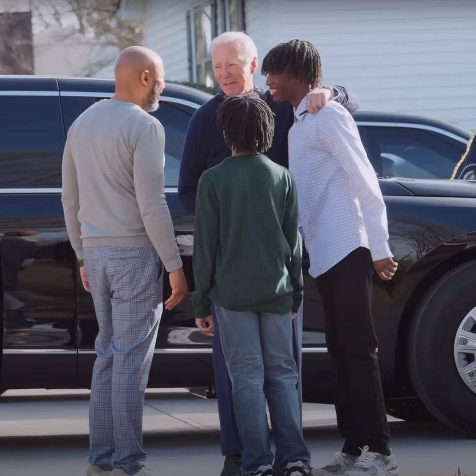 President Joe Biden Meets With Eric and His Sons From North Carolina