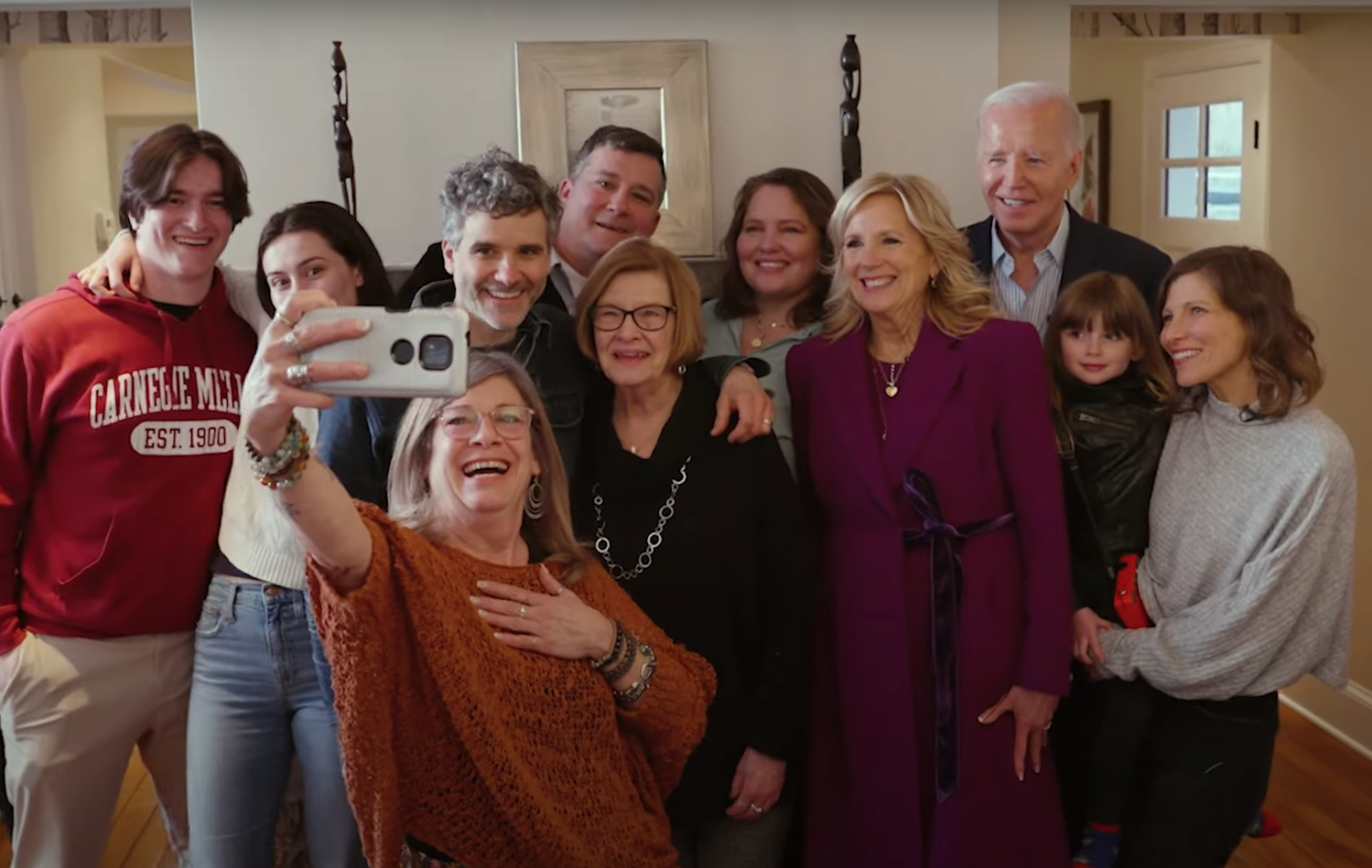 President Biden and Dr. Biden Have Dinner with the Cunicelli Family