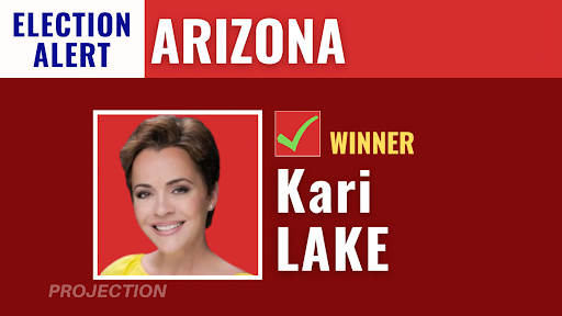 Projection of Kari Lake winning Arizona