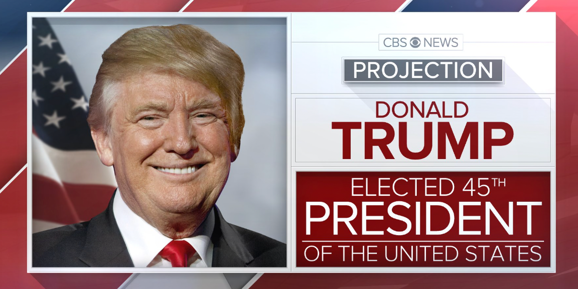 Donald Trump elected 45th President of the United States