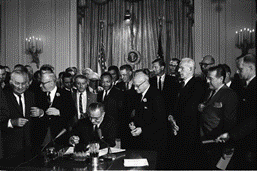 Signing of Civil Rights Act