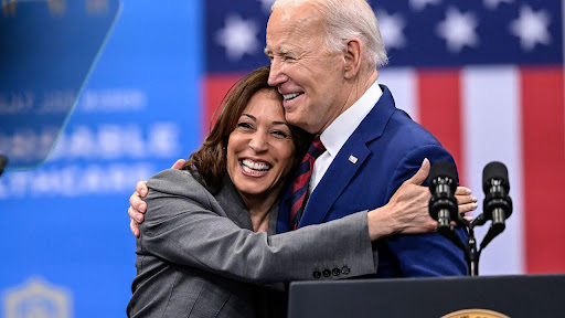 Kamala Harris and Joe Biden