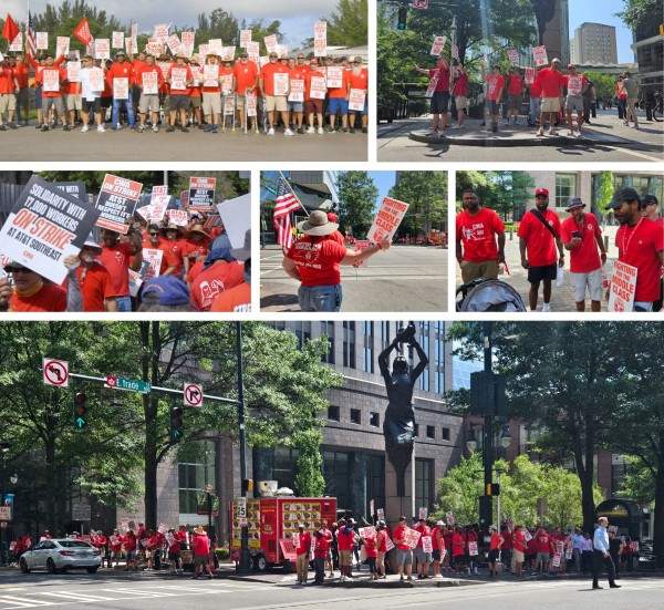 AT&T workers continue to strike across the Southeast