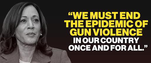 Kamala Harris: ''We must end the epidemic of gun violence in our country once and for all.''