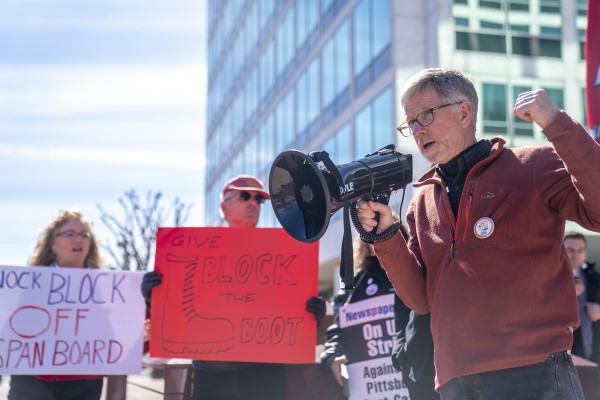 On the strike line with Steve Mellon