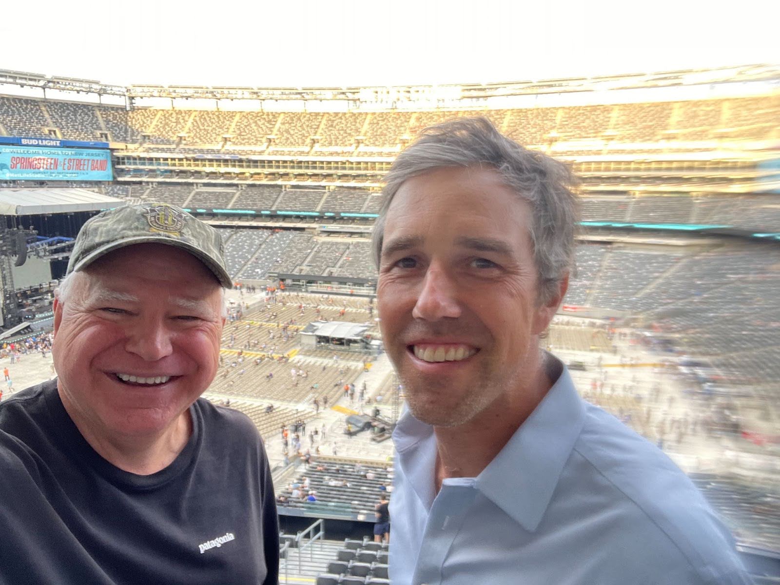 Tim Walz and Beto O'Rourke