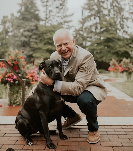 Tim and Scout Walz