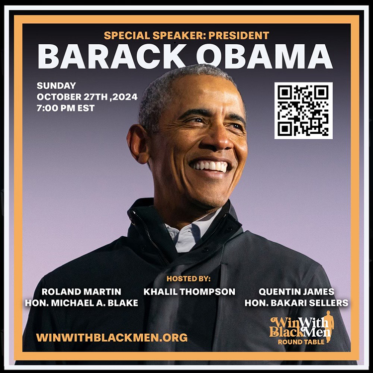 Win with Black Men Invite with President Obama