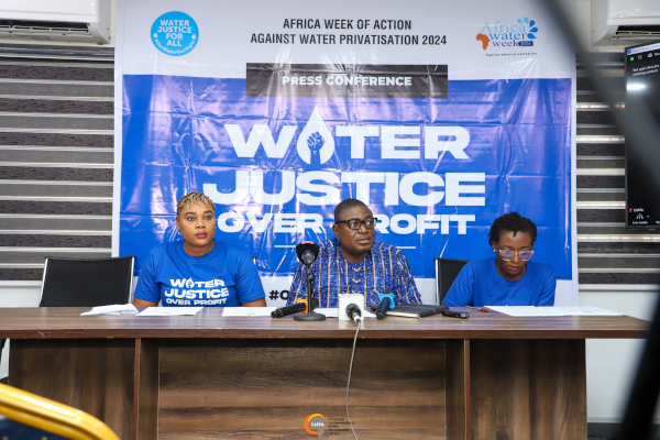 Our Water Our Rights Africa week of action press breifing