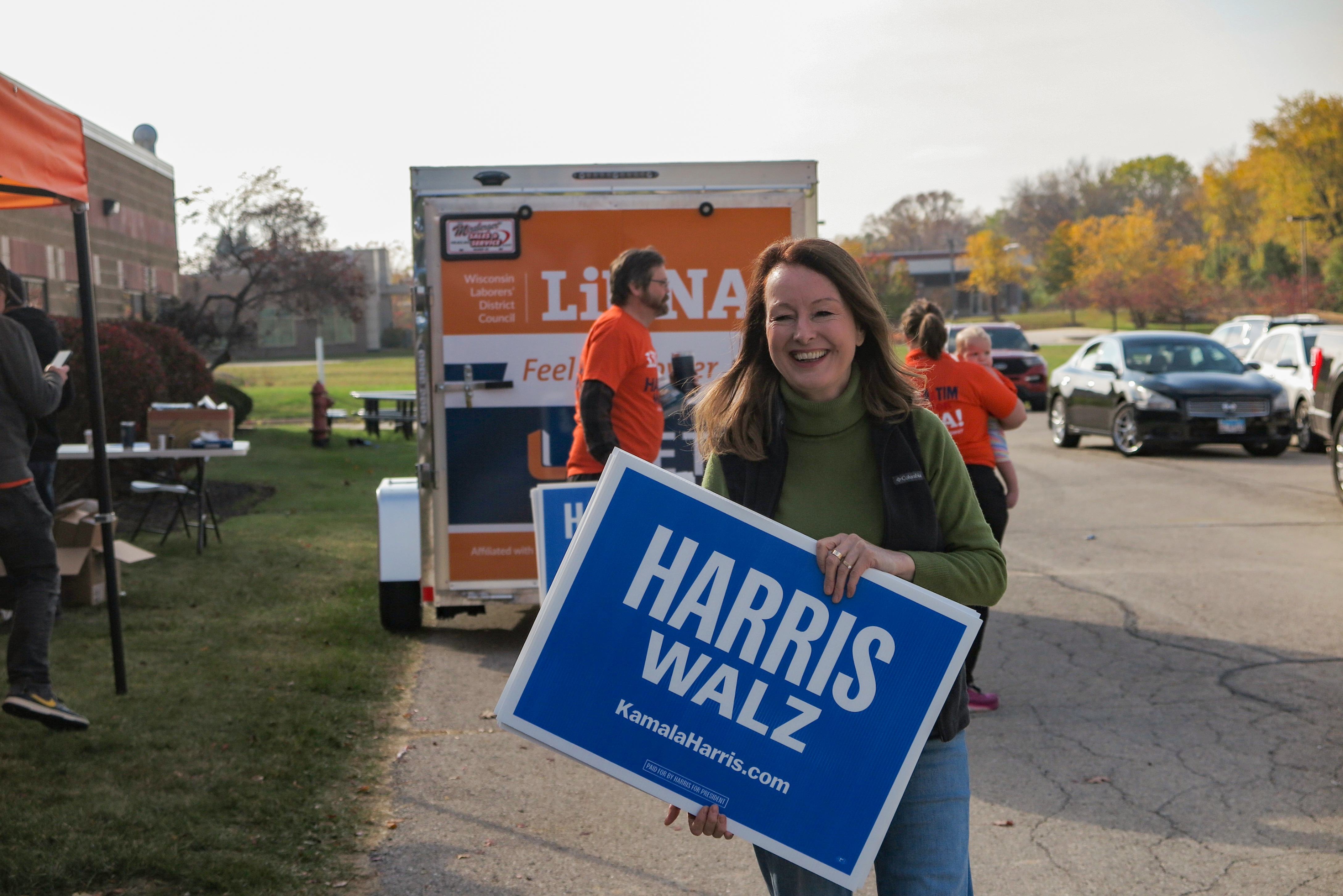 Pres. Bloomingdale at canvass