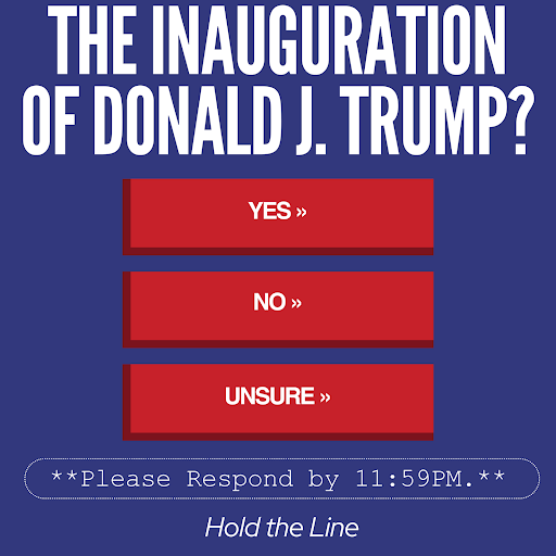 The Inauguration of Donald J. Trump? - Please respond by 11:59 PM