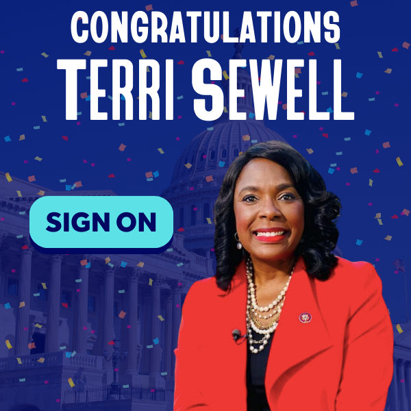 Congratulations Terri Sewell!