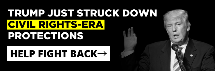 TRUMP JUST STRUCK DOWN
                    CIVIL RIGHTS-ERA PROTECTIONS