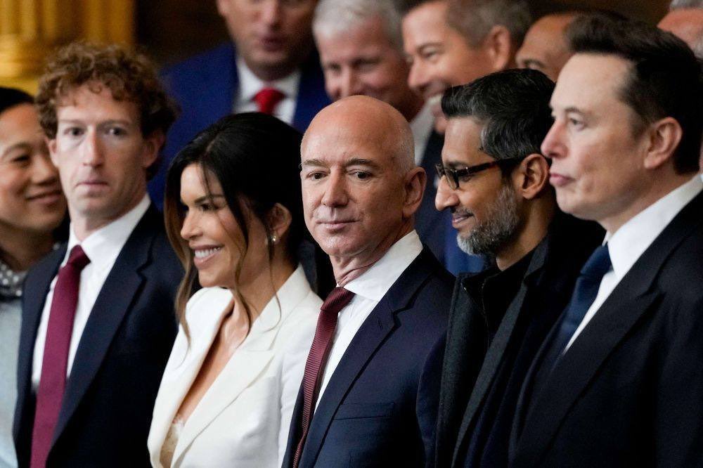 Prominent CEOs and Billionaires at Trump's inauguration