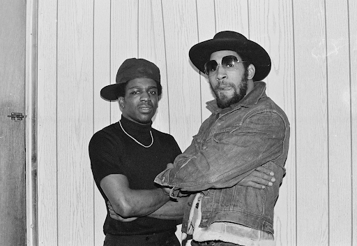 Photo of DJ Tony Tone and DJ Kool Herc at the T-Connection in 1979