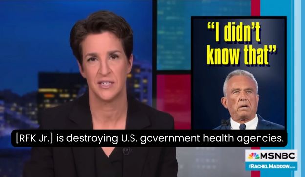 Rachel Maddow: RFK Jr. is destroying the U.S. government health agencies.
