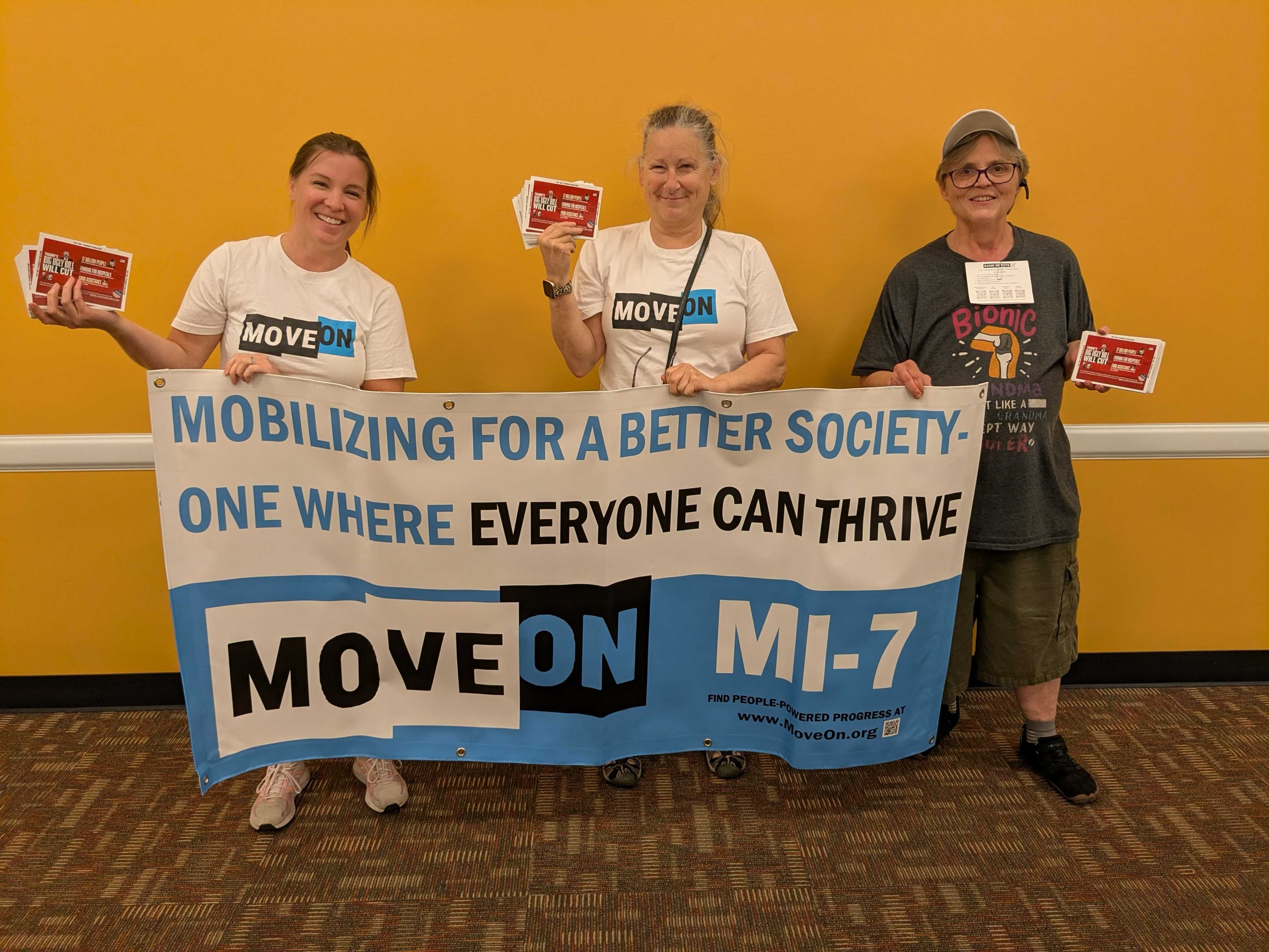 Michigan MoveOn members Michigan MoveOn members