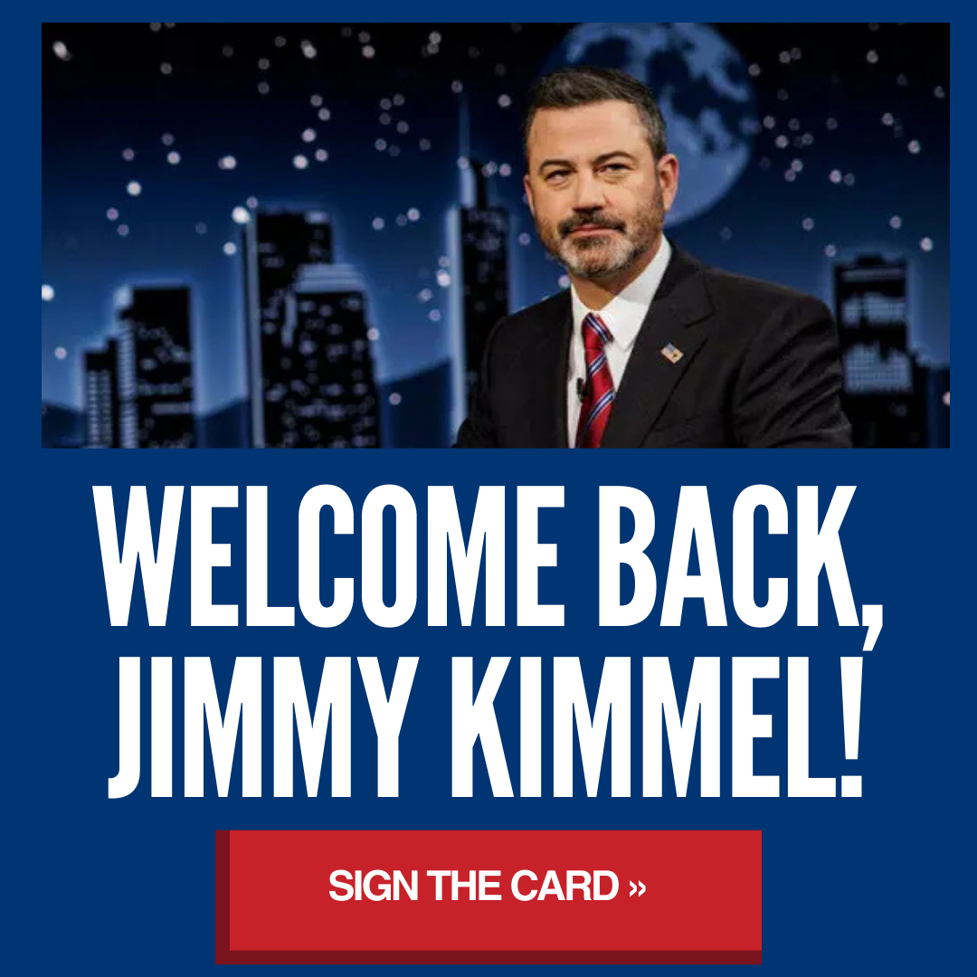 Welcome back, Jimmy Kimmel / Sign the Card