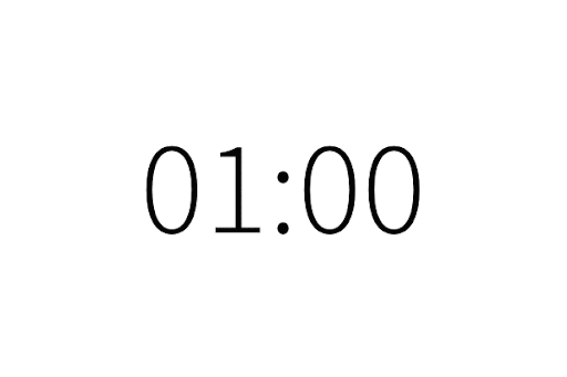 60 second timer