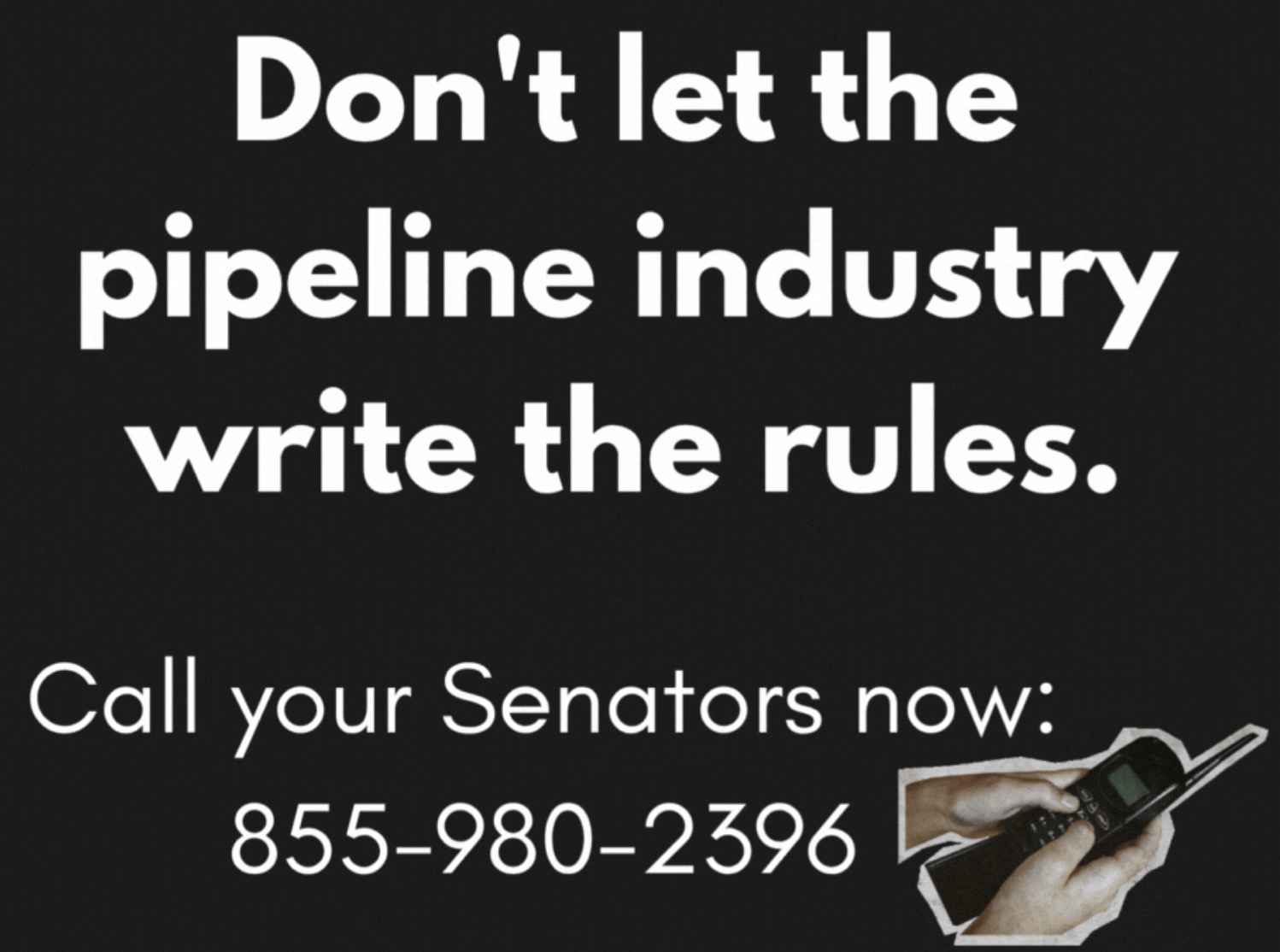Call your Senators today