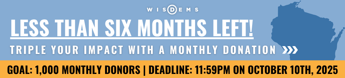 Triple your impact with a monthly donation: