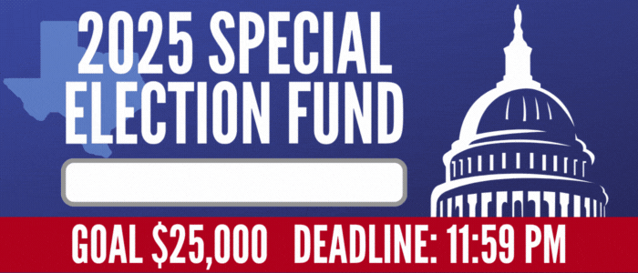 2025 Special Election Fund / 73 percent to $25,000 goal / Deadline: September 23