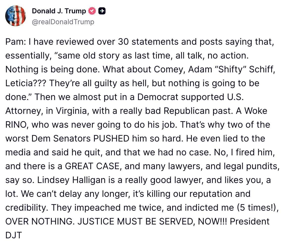Pam: I have reviewed over 30 statements and posts saying that, essentially, 