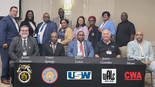 CWA's Errol Minor at the 73rd NAACP Alabama State Convention