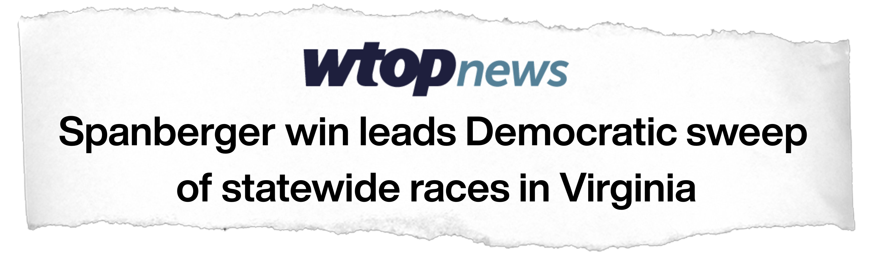 WTOP News: Spanberger win leads Democratic sweep of statewide races in Virginia