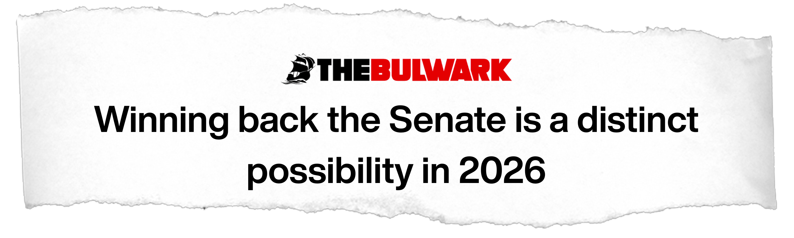 The xxxxxx: Winning back the Senate is a distinct possibility in 2026
