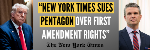 New York Times Sues Pentagon Over First Amendment Rights - The New York Times