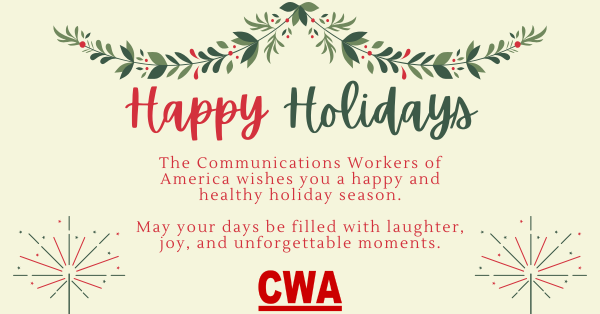 Happy Holidays from CWA