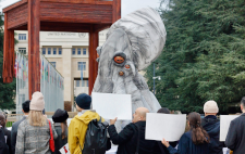 A giant tentacled monster