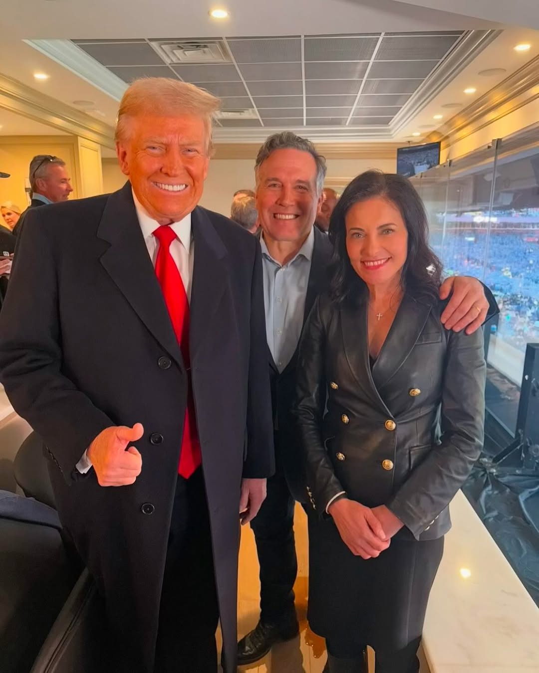 Zuckerberg at the inauguration