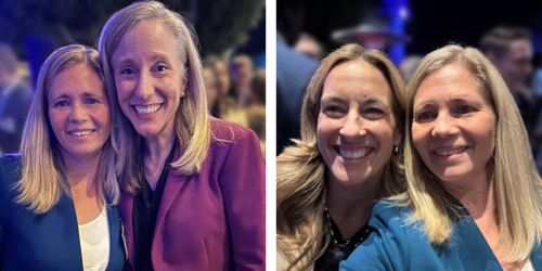 Hannah Pingree with Abigail Spanberger and Mikie Sherrill
