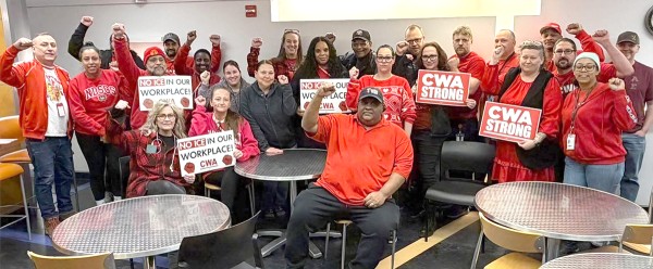 CWA President Cummings Visits CWAers in Minneapolis