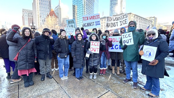 Alphabet Workers Protest Ice in Boston
