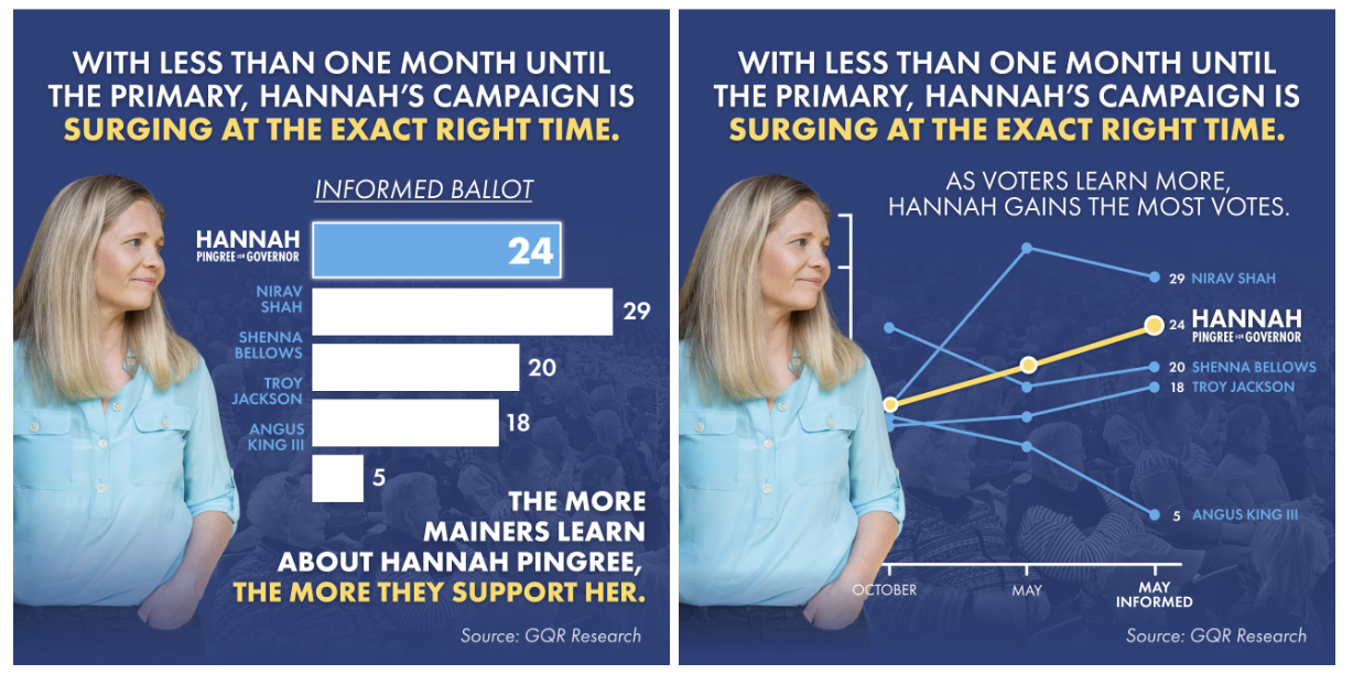 Hannah Pingree for Governor Ornament
