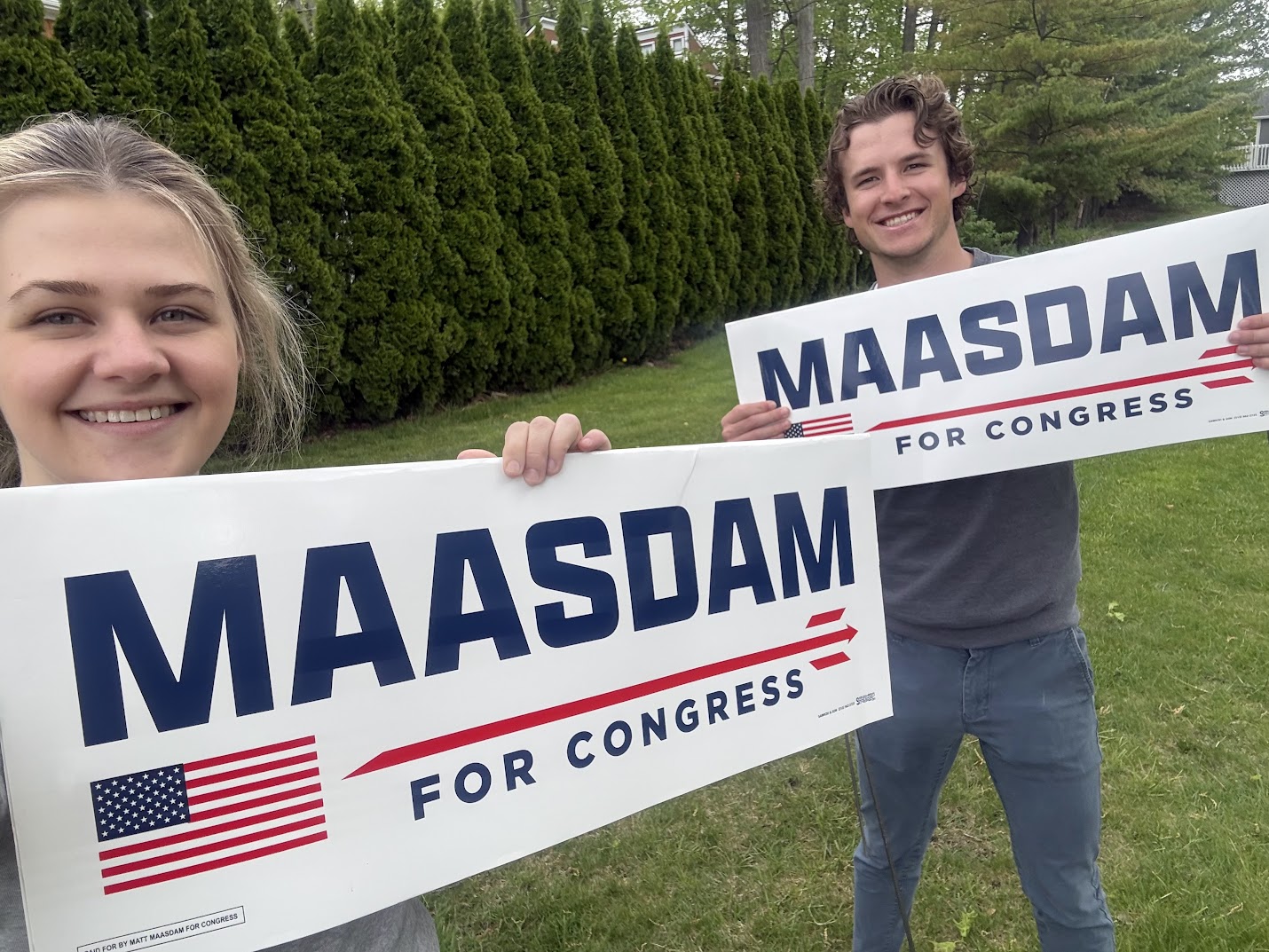 Matt Maasdam yard signs!