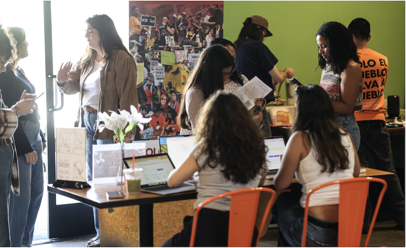 UWD members at Los Angeles community-building event