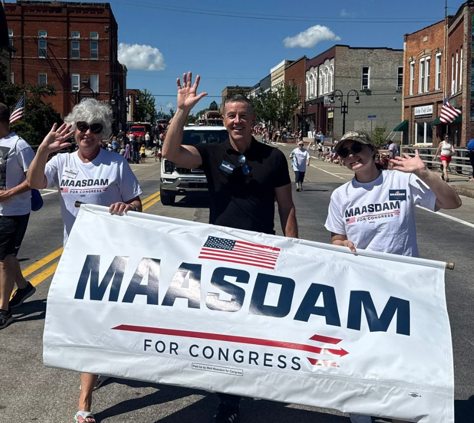 Matt Maasdam, in a parade
