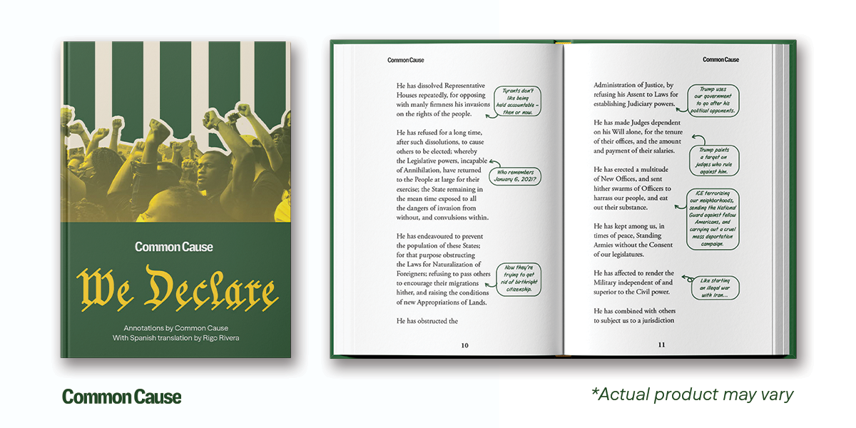 We Declare 2026 Booklet Mock-up
