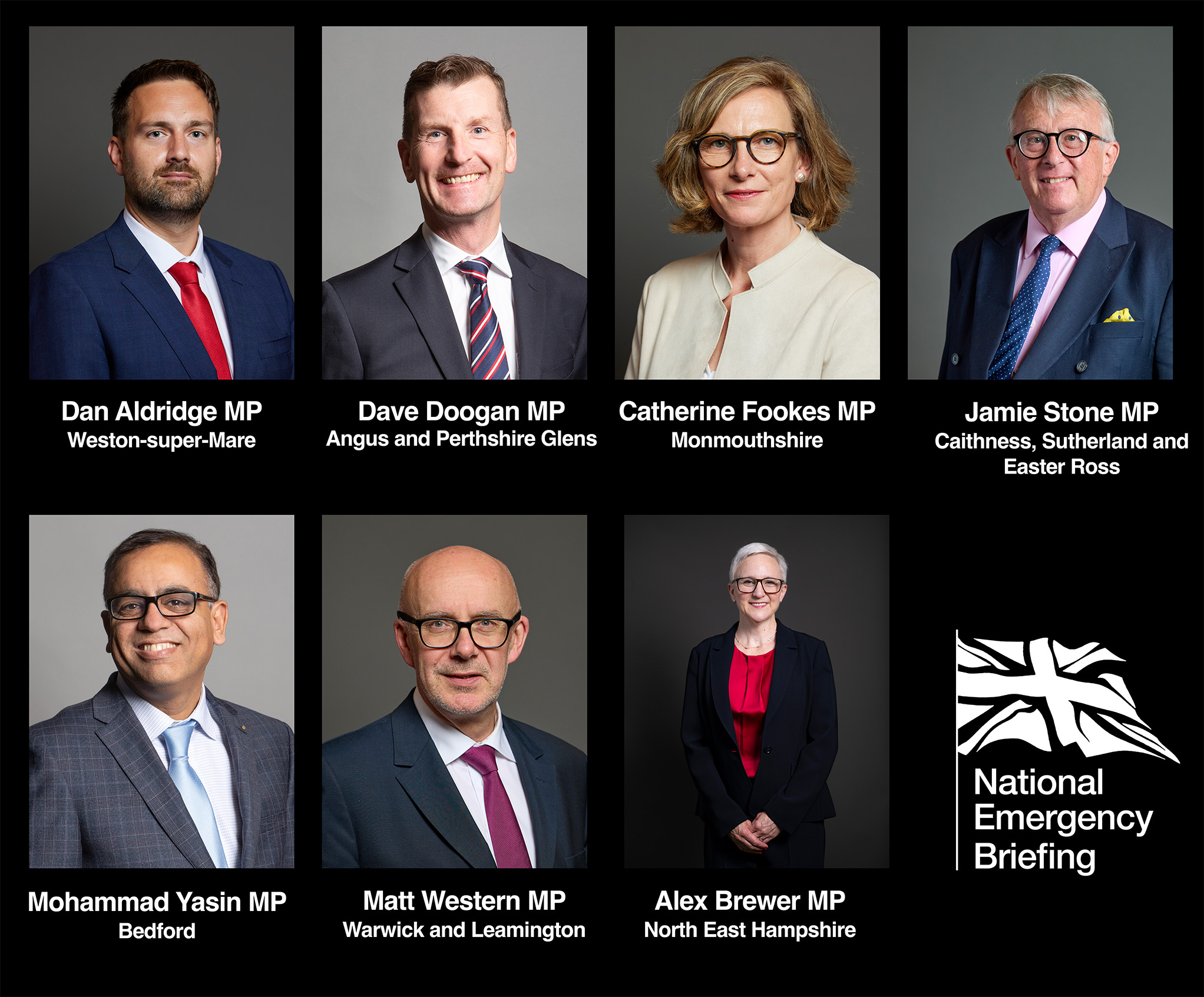 MPs supporting a televised emergency briefing