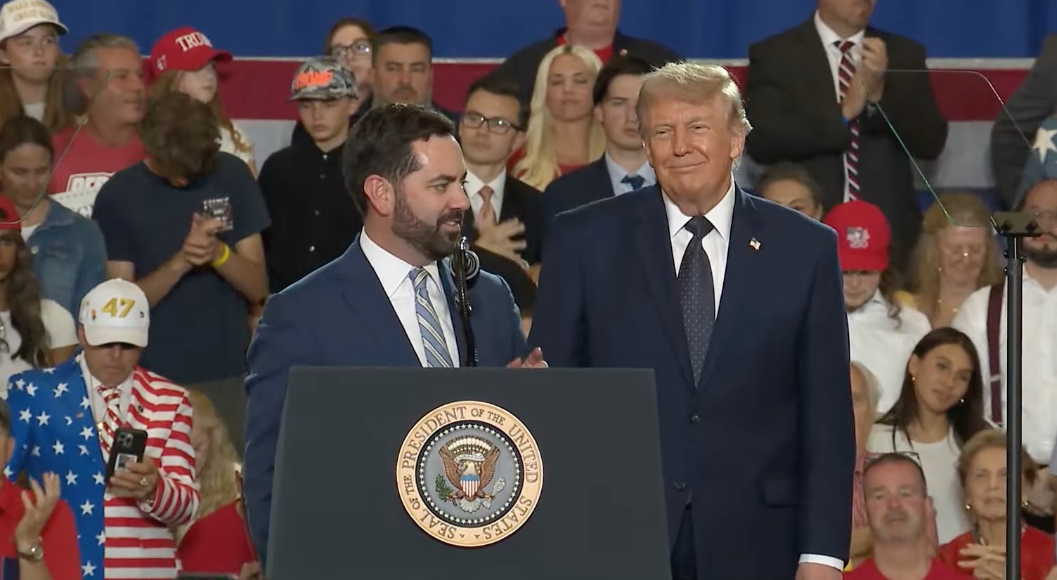 Mike Lawler and Trump