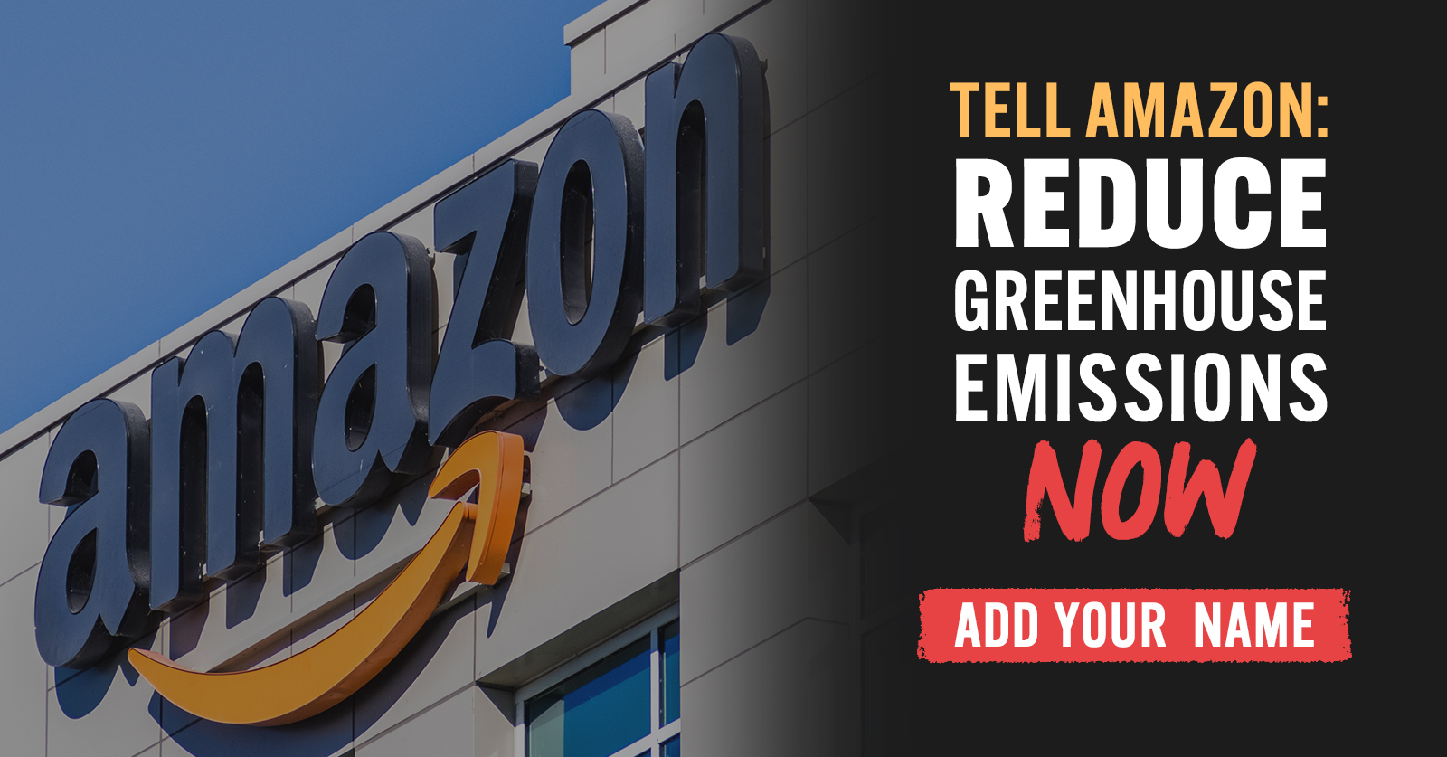 Tell Amazon to reduce greenhouse emissions now