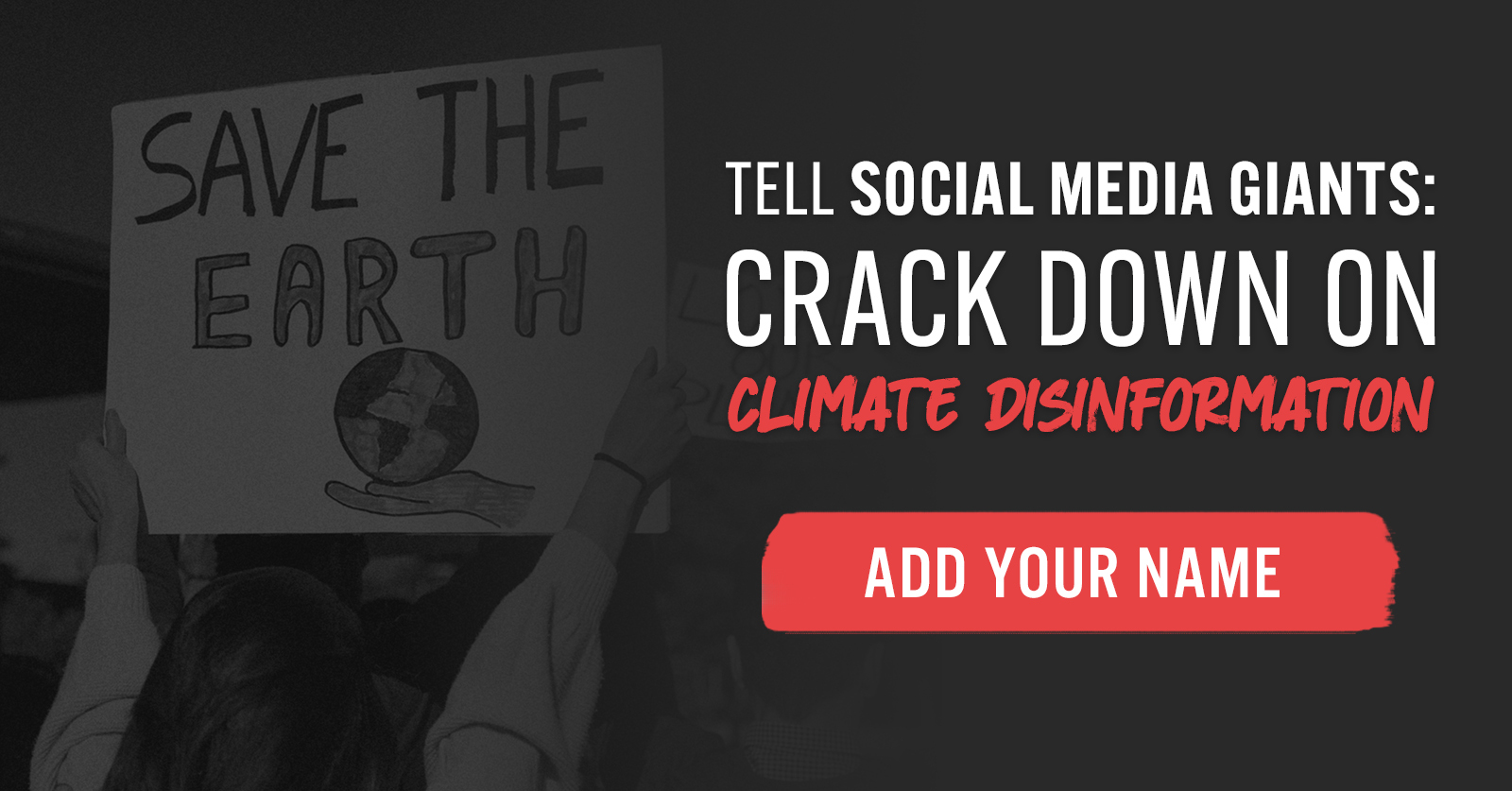 Tell Social Media Giants to Crack Down on Climate Disinformation