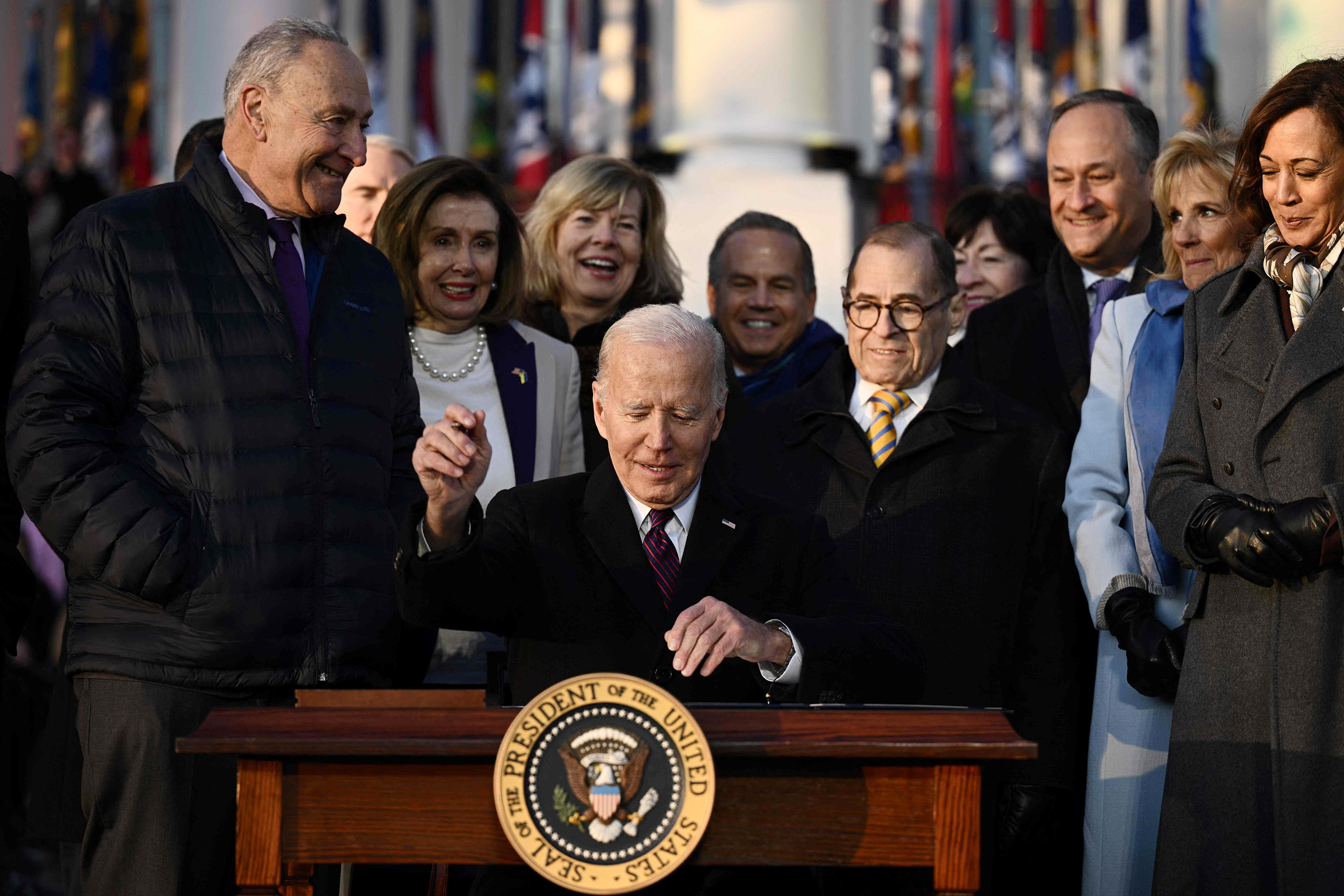 President Biden signs the Respect for Marriage Act into law.