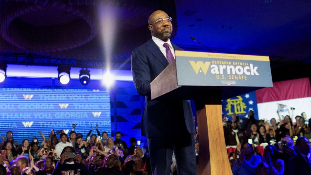 Raphael Warnock wins his runoff election.