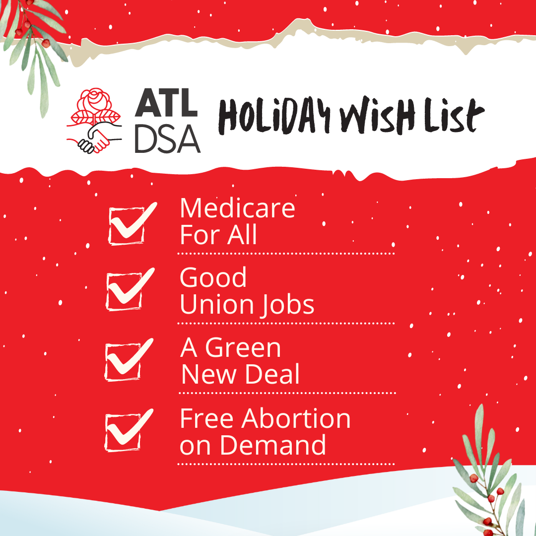 Image showing DSA's holiday wish list